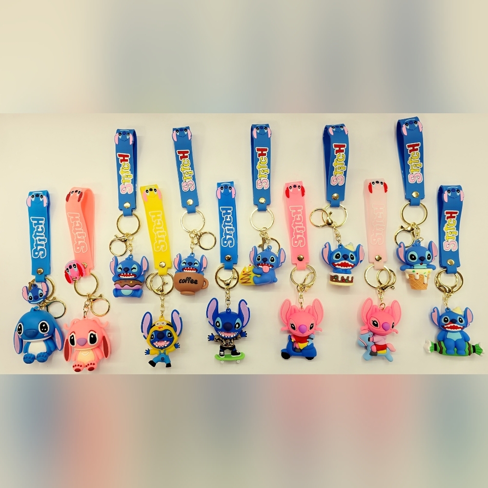 4-Stitch Keychains, Perfect for back to school 😍